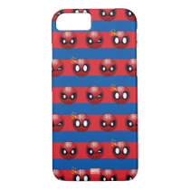 Spider-Man Emoji Stripe Pattern iPhone 8/7 Case
