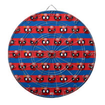 Spider-Man Emoji Stripe Pattern Dartboard