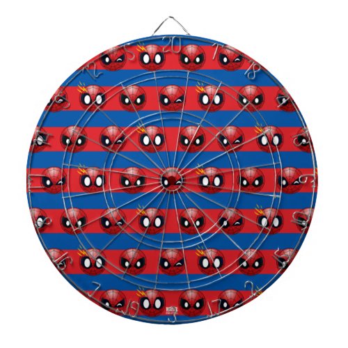 Spider_Man Emoji Stripe Pattern Dartboard