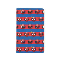 Spider-Man Emoji Stripe Pattern Journal