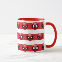 Spider-Man Emoji Stripe Pattern Mug