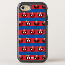Spider-Man Emoji Stripe Pattern OtterBox Symmetry iPhone SE/8/7 Case