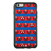 Spider-Man Emoji Stripe Pattern OtterBox iPhone 6/6s Plus Case