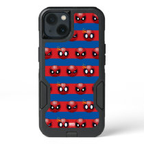Spider-Man Emoji Stripe Pattern iPhone 13 Case