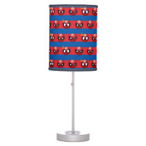 Spider-Man Emoji Stripe Pattern Table Lamp