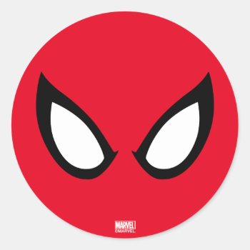Spider-man Eyes Classic Round Sticker by spidermanclassics at Zazzle