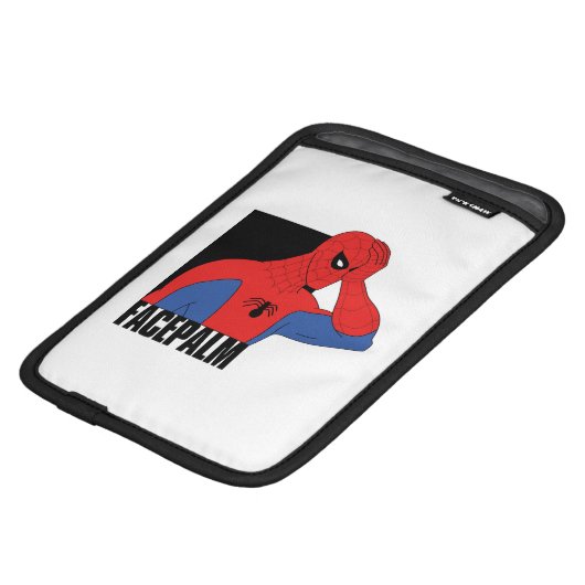Spider-Man Facepalm Meme Graphic iPad Mini Sleeve (Front Bottom)