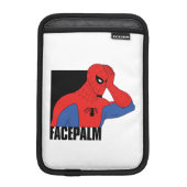 Spider-Man Facepalm Meme Graphic iPad Mini Sleeve (Front)
