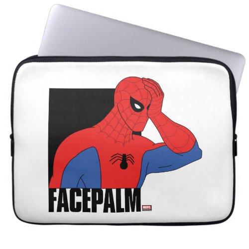 Spider_Man Facepalm Meme Graphic Laptop Sleeve