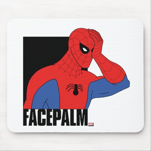 Spider_Man Facepalm Meme Graphic Mouse Pad