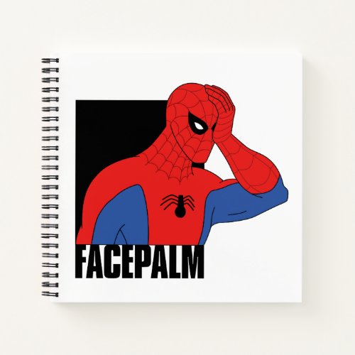 Spider_Man Facepalm Meme Graphic Notebook