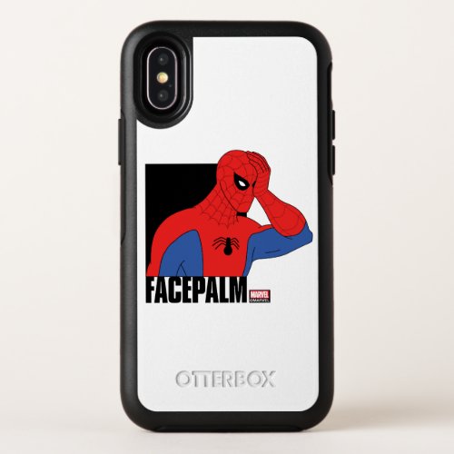 Spider_Man Facepalm Meme Graphic OtterBox Symmetry iPhone X Case