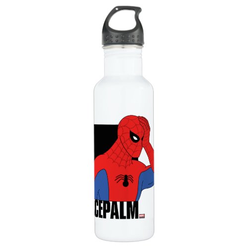 Spider_Man Facepalm Meme Graphic Stainless Steel Water Bottle