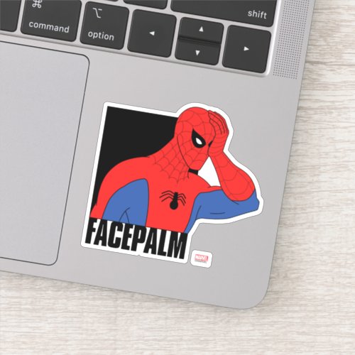 Spider_Man Facepalm Meme Graphic Sticker