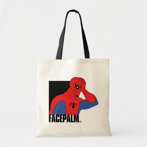 Spider_Man Facepalm Meme Graphic Tote Bag