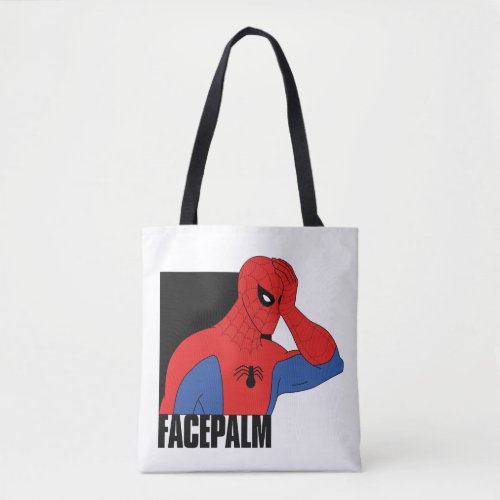 Spider_Man Facepalm Meme Graphic Tote Bag