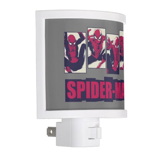 Spider-Man Four Panel Pose Graphic Night Light (Right)