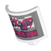 Spider-Man Four Panel Pose Graphic Night Light (Angled)