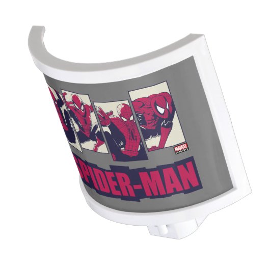 Spider-Man Four Panel Pose Graphic Night Light (Angled)