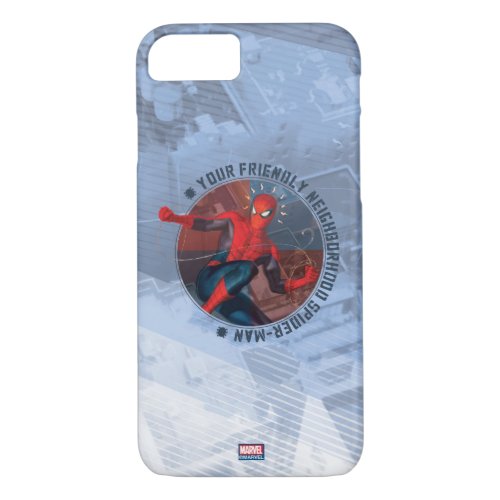 Spider_Man  Friendly Neighborhood Spider_Man Art iPhone 87 Case