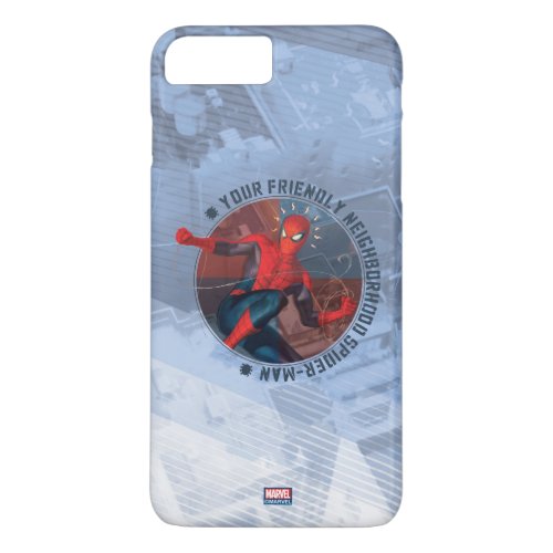 Spider_Man  Friendly Neighborhood Spider_Man Art iPhone 8 Plus7 Plus Case