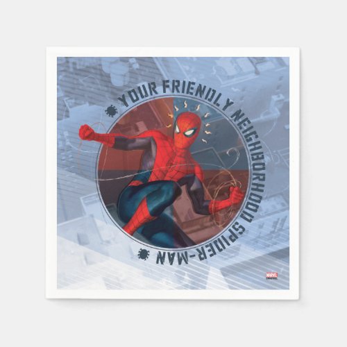 Spider_Man  Friendly Neighborhood Spider_Man Art Napkins