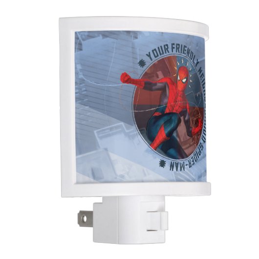Spider-Man | Friendly Neighborhood Spider-Man Art Night Light (Right)