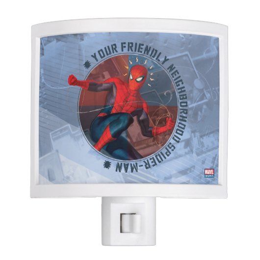 Spider-Man | Friendly Neighborhood Spider-Man Art Night Light (Front)