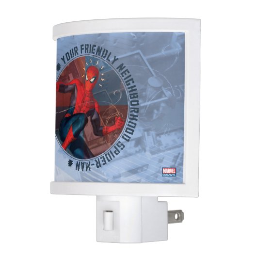 Spider-Man | Friendly Neighborhood Spider-Man Art Night Light (Left)