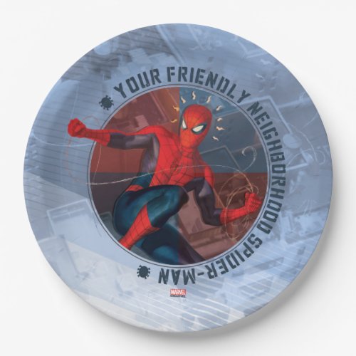 Spider_Man  Friendly Neighborhood Spider_Man Art Paper Plates