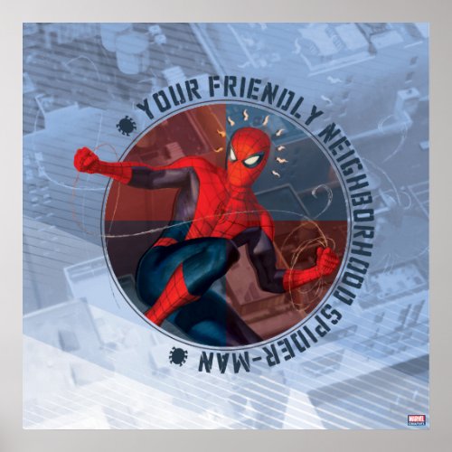 Spider_Man  Friendly Neighborhood Spider_Man Art Poster