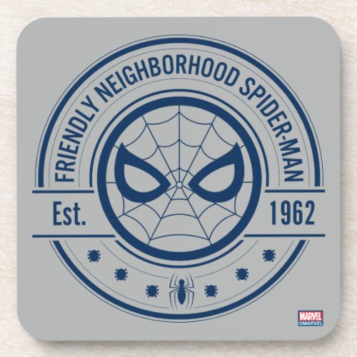 Spider_Man  Friendly Neighborhood Spider_Man Logo Beverage Coaster