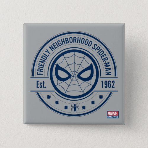 Spider_Man  Friendly Neighborhood Spider_Man Logo Button