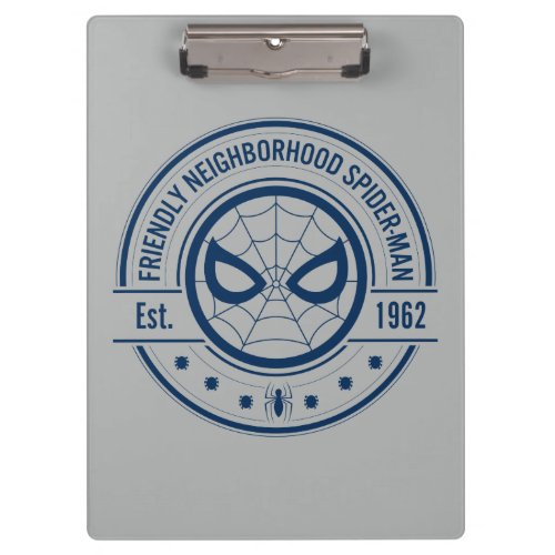 Spider_Man  Friendly Neighborhood Spider_Man Logo Clipboard