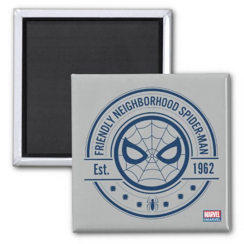 Spider_Man  Friendly Neighborhood Spider_Man Logo Magnet