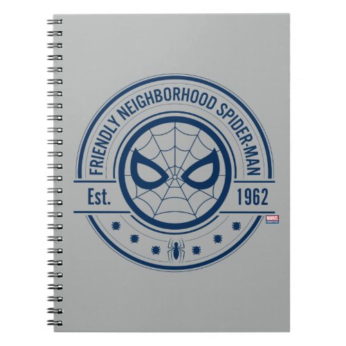 Spider_Man  Friendly Neighborhood Spider_Man Logo Notebook