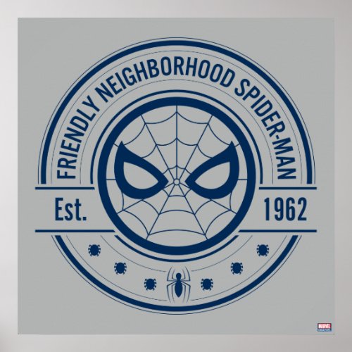 Spider_Man  Friendly Neighborhood Spider_Man Logo Poster