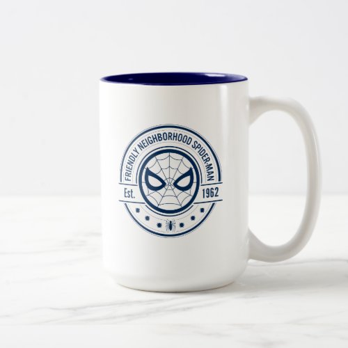 Spider_Man  Friendly Neighborhood Spider_Man Logo Two_Tone Coffee Mug