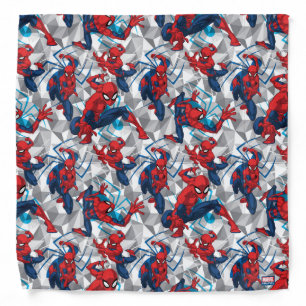 Spider-Man Geometric Character Art Pattern Bandana
