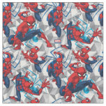 Spider-Man | Geometric Character Art Pattern Fabric