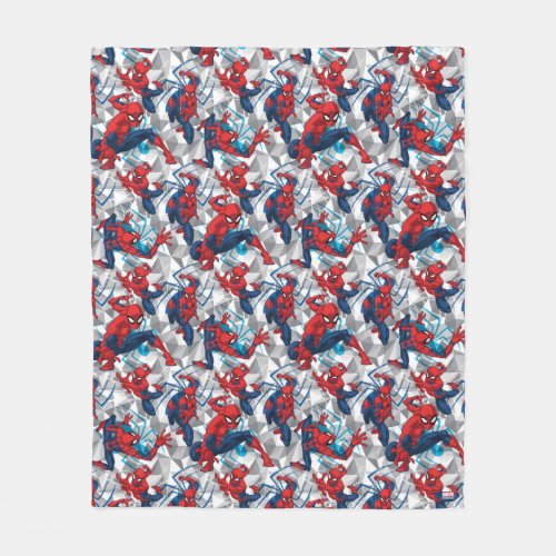 Spider_Man  Geometric Character Art Pattern Fleece Blanket