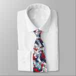 Spider-Man | Geometric Character Art Pattern Neck Tie<br><div class="desc">Check out Spider-Man's various heroic poses atop a gray triangular geometric pattern.</div>