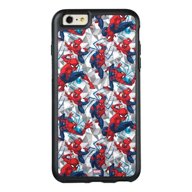 Spider-Man | Geometric Character Art Pattern Otterbox iPhone Case (Back)