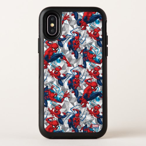 Spider_Man  Geometric Character Art Pattern OtterBox Symmetry iPhone X Case