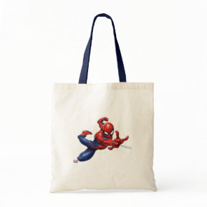 Spider-Man | Geometric Character Art Pattern Tote Bag