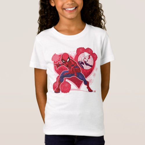 Spider_Man  Ghost_Spider  Lets Stick Together T_Shirt