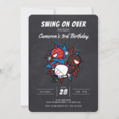 Spider-Man, Ghost-Spider, & Miles Morales Birthday Invitation (Front)