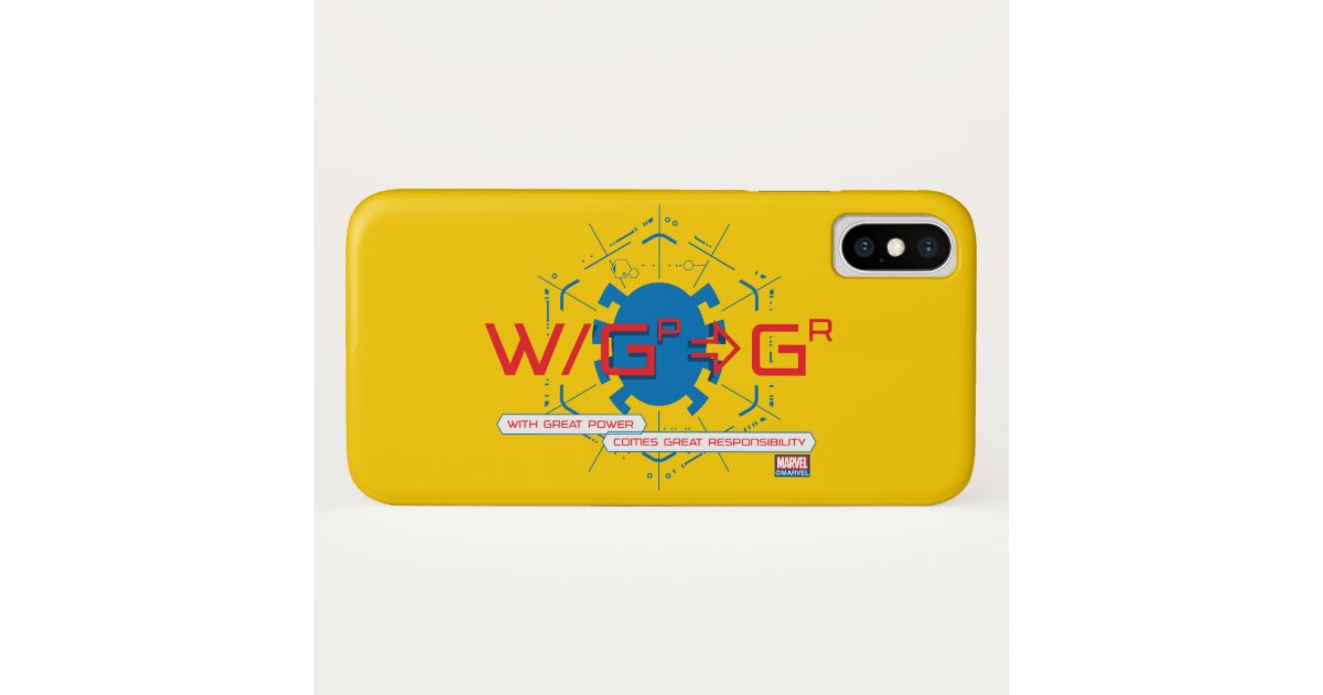 Spider Man Great Power Mathematical Graphic Case Mate Iphone Case Zazzle Com