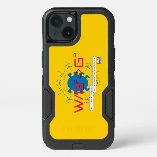 Spider_Man  Great Power Mathematical Graphic iPhone 13 Case
