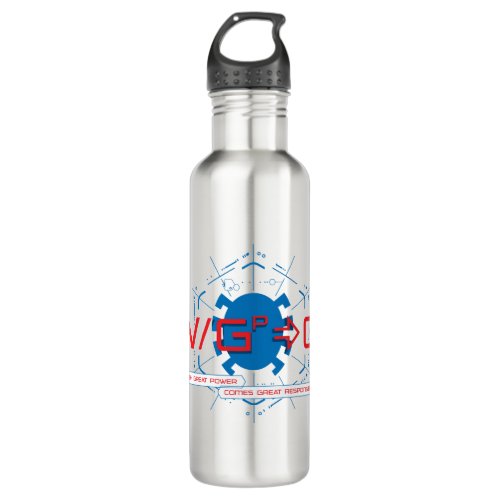 Spider_Man  Great Power Mathematical Graphic Stainless Steel Water Bottle